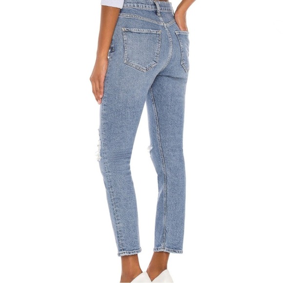 Agolde Riley High Rise Straight Crop in Whiplash Size: 27 - Picture 2 of 9